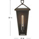 Estate Series Alford Place 1 Light 18 inch Oil Rubbed Bronze Outdoor Wall Mount Lantern