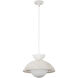 Alora Mood Perth 1 Light 14.75 inch White Pendant Ceiling Light