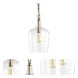 Blossom 1 Light 9.25 inch Aged Brass Pendant Ceiling Light