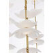 Barbara Barry Petaluma LED 60.25 inch Soft Lacquered Brass Cascading Linear Chandelier Ceiling Light