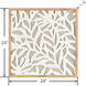 Palm Leaf Off-White Wall Art