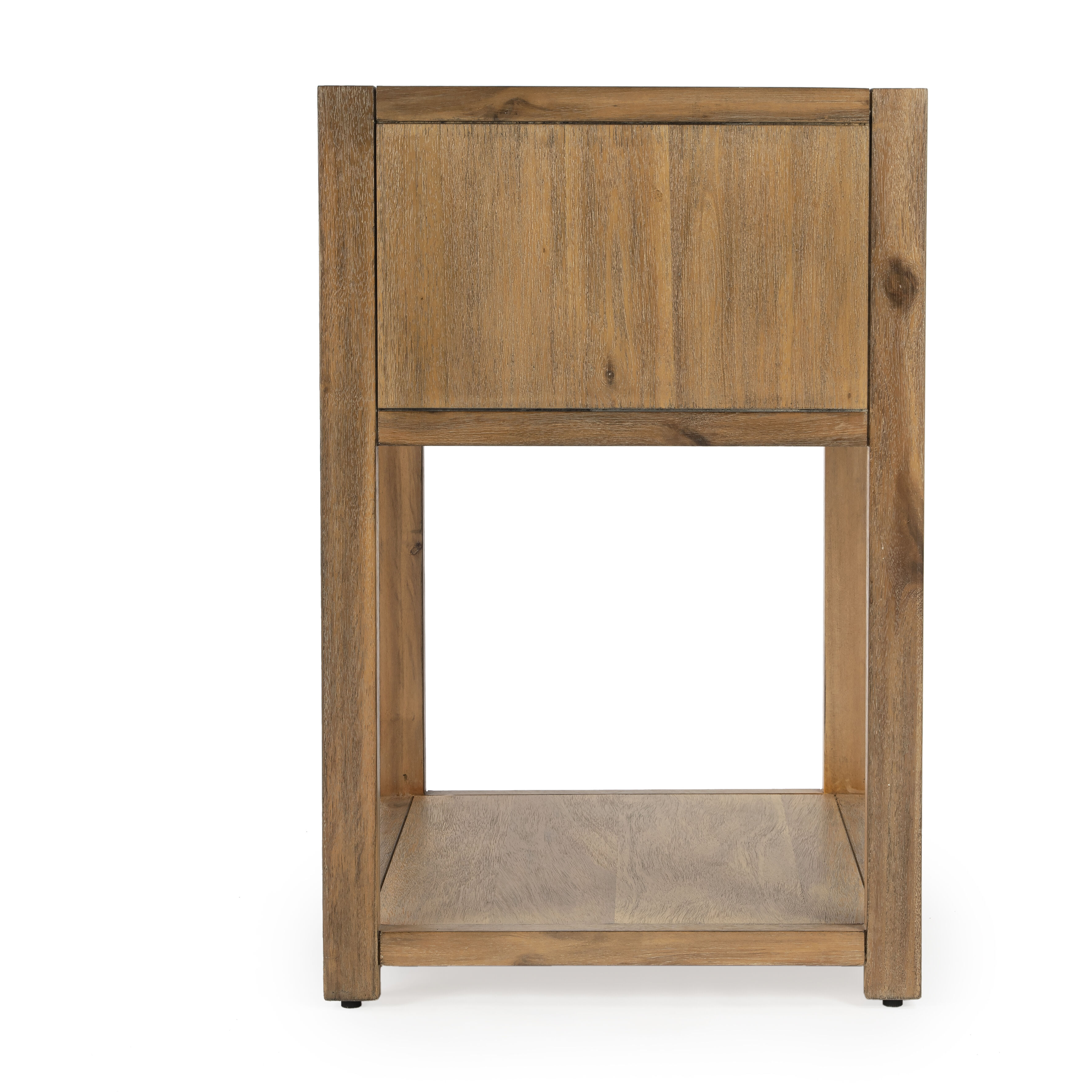 Lark Natural Wood End Table in Light Brown