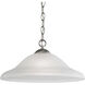 Conway 1 Light 15 inch Brushed Nickel Pendant Ceiling Light