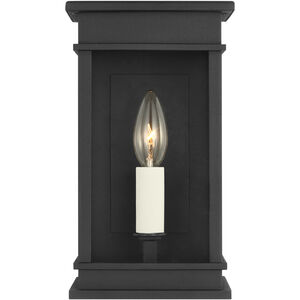 C&M by Chapman & Myers Cupertino 1 Light 15.5 inch Textured Black Outdoor Wall Lantern