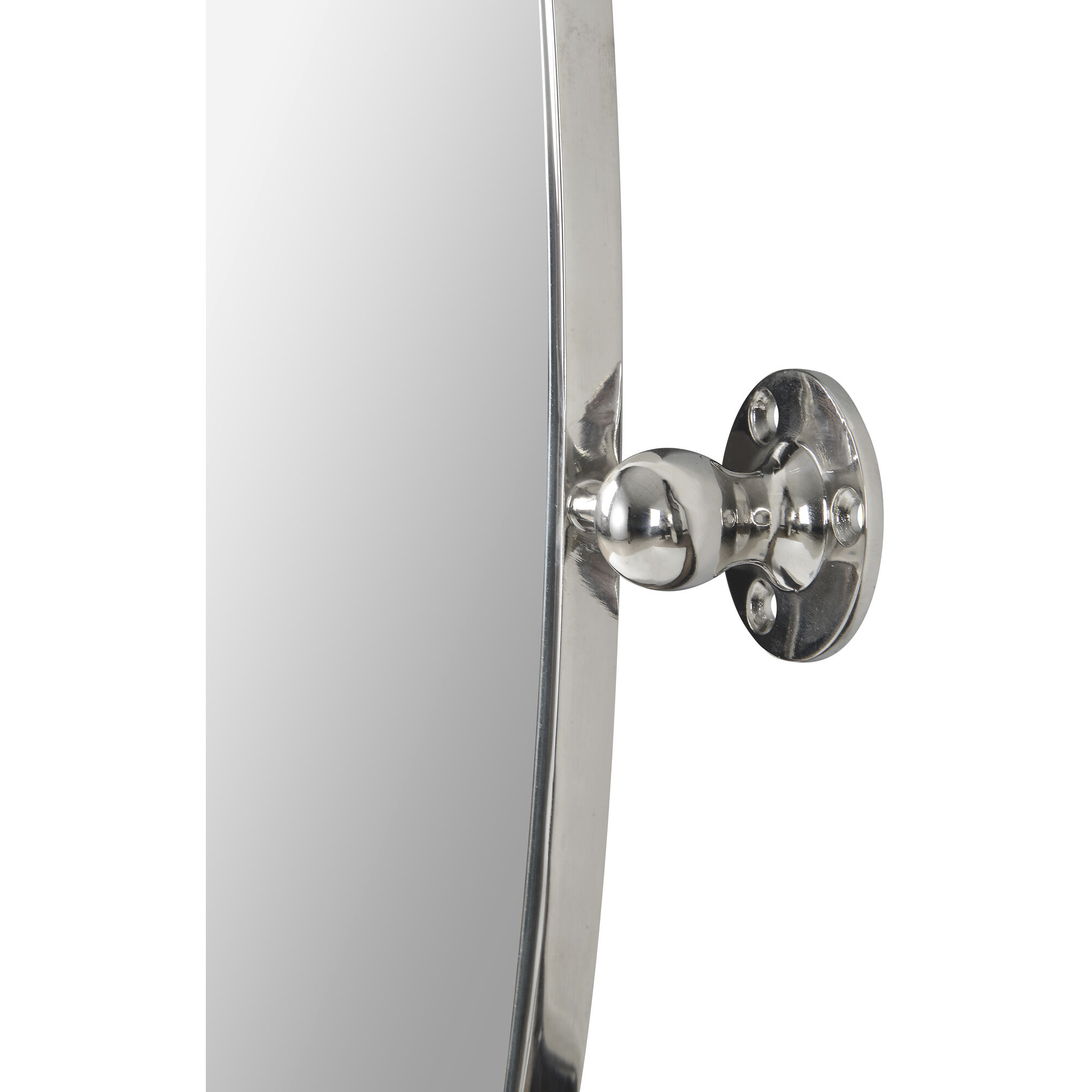 Azalea 30 X 24 inch Nickel Plated Wall Mirror