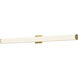 Longitude LED 48.13 inch Brushed Gold Bath Vanity Light Wall Light