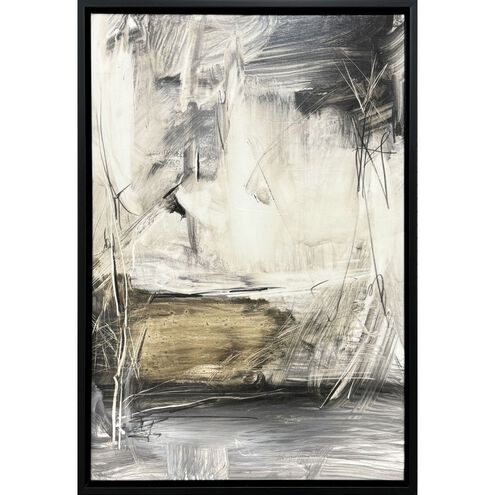Back Around White and Black and Brown and Gray Canvas