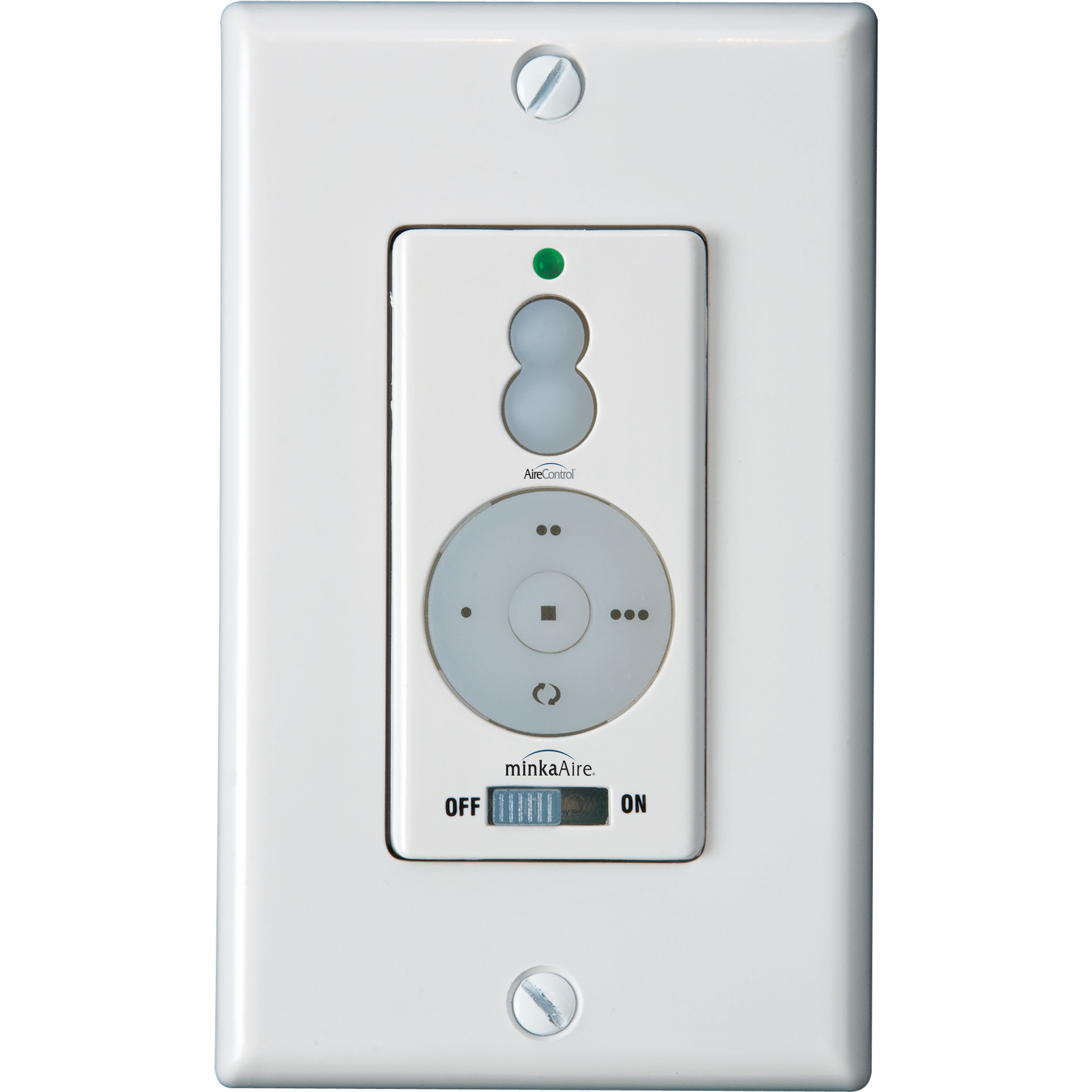 AireControl White Wall Mount Fan Control