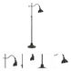 Portico 48 inch 60 watt Oil Rubbed Bronze Floor Lamp Portable Light, Adjustable Pole