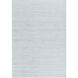 Grandeur 108 X 72 inch Light Silver Handmade Rug in 6 x 9