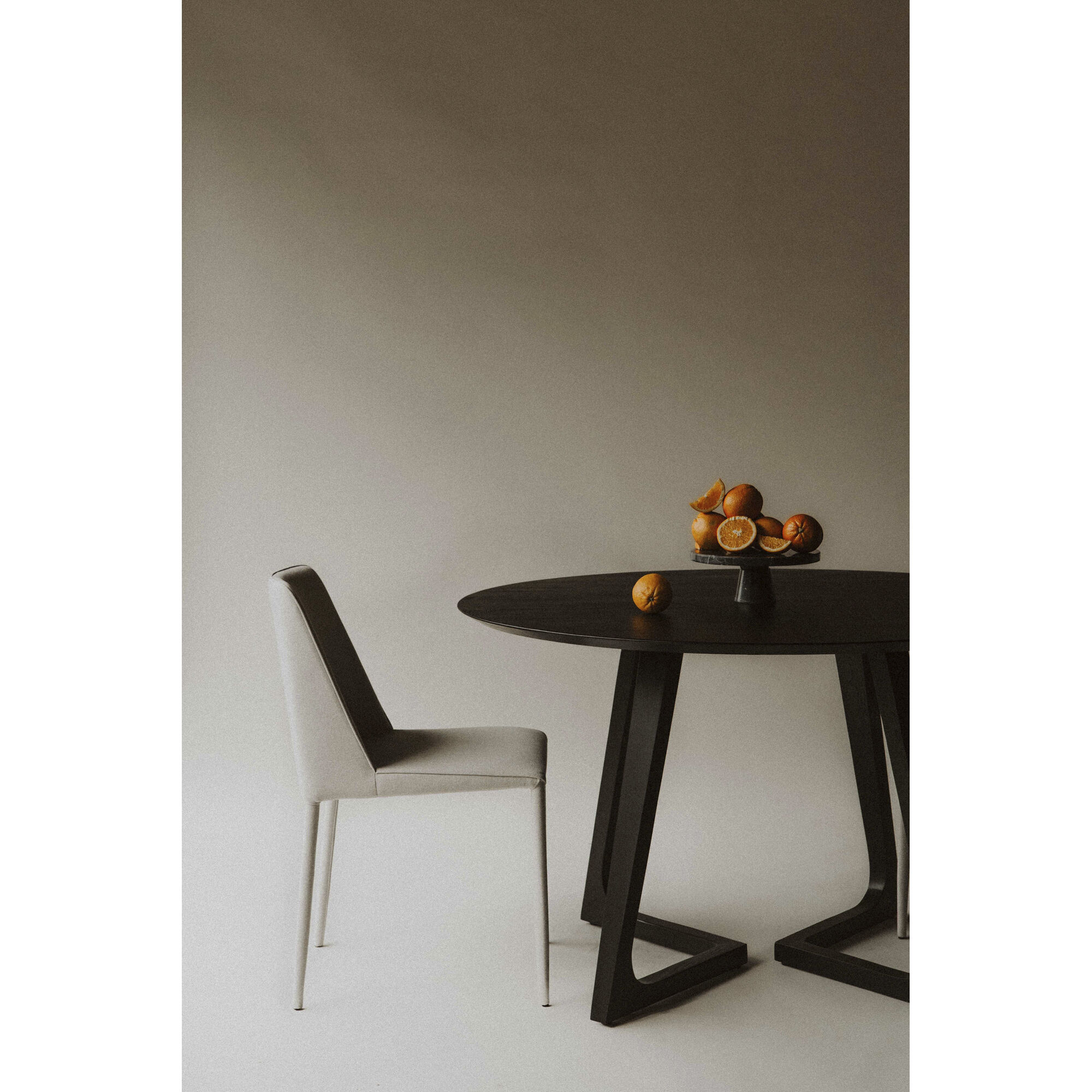 Godenza 47.5 X 47.5 inch Black Dining Table, Round