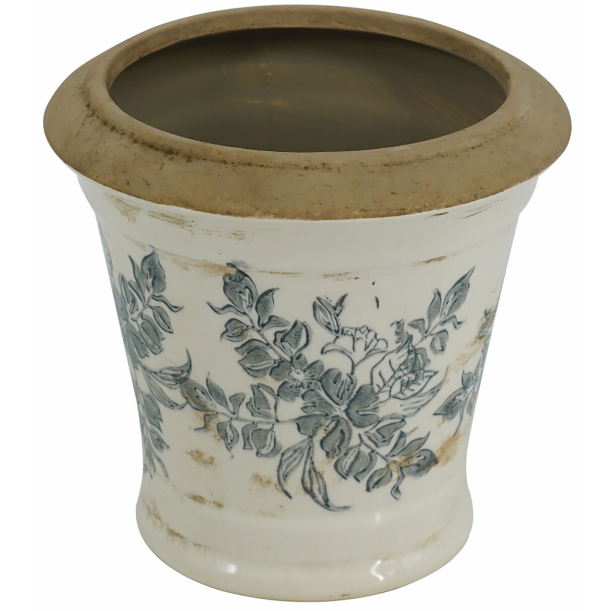 Anita Natural and White Planter