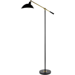 Nebulora 58.2 inch 40 watt Black Accent Floor Lamp Portable Light
