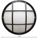 Port 1 Light 5.15 inch Oil Rubbed Bronze Outdoor Wall Sconce