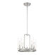 Hudson Heights 4 Light 14 inch Polished Nickel Pendant Convertible Ceiling Light