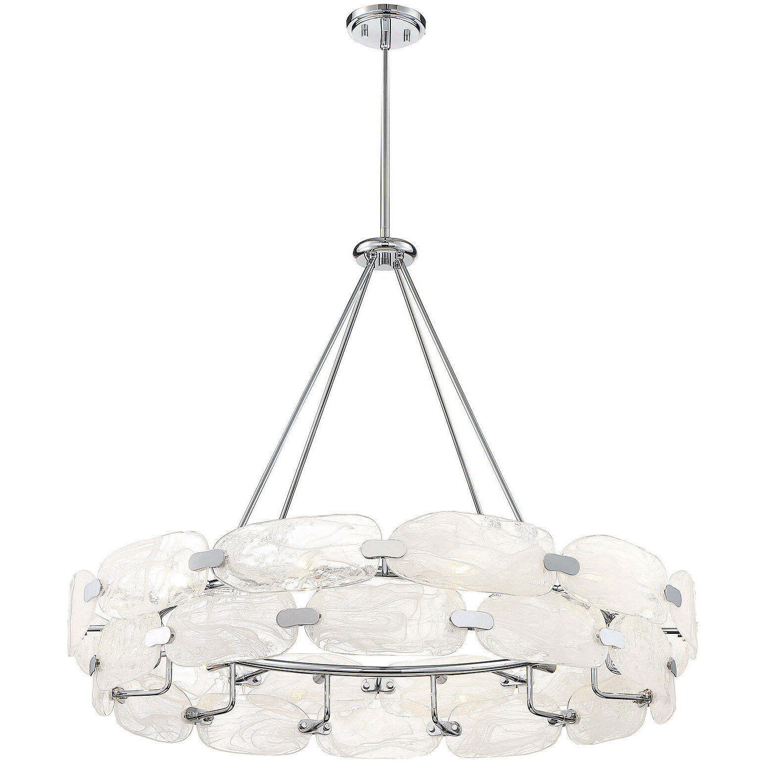 Vasare 12 Light 38 inch Polished Chrome Pendant Ceiling Light