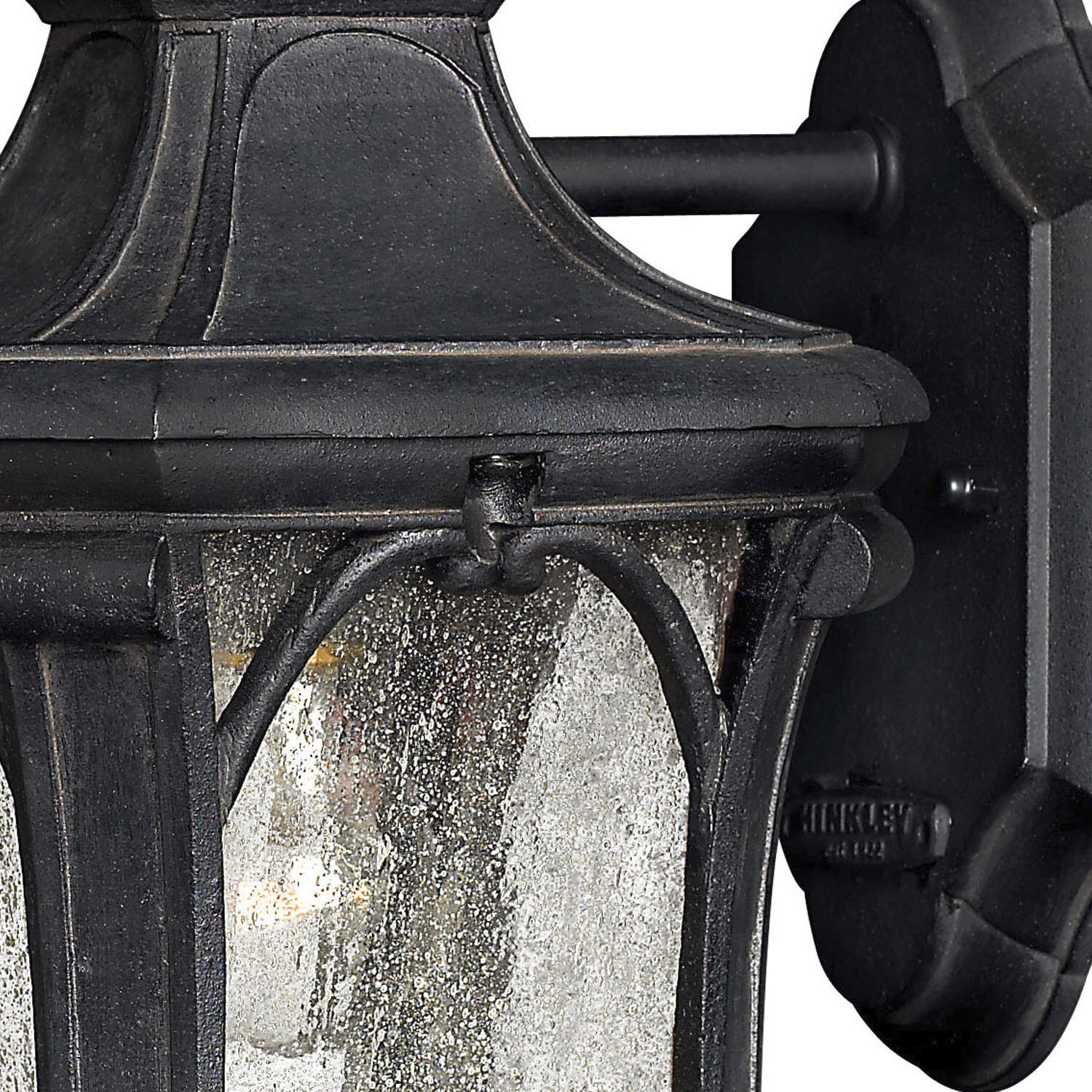 Trafalgar Outdoor Wall Mount Lantern in Museum Black