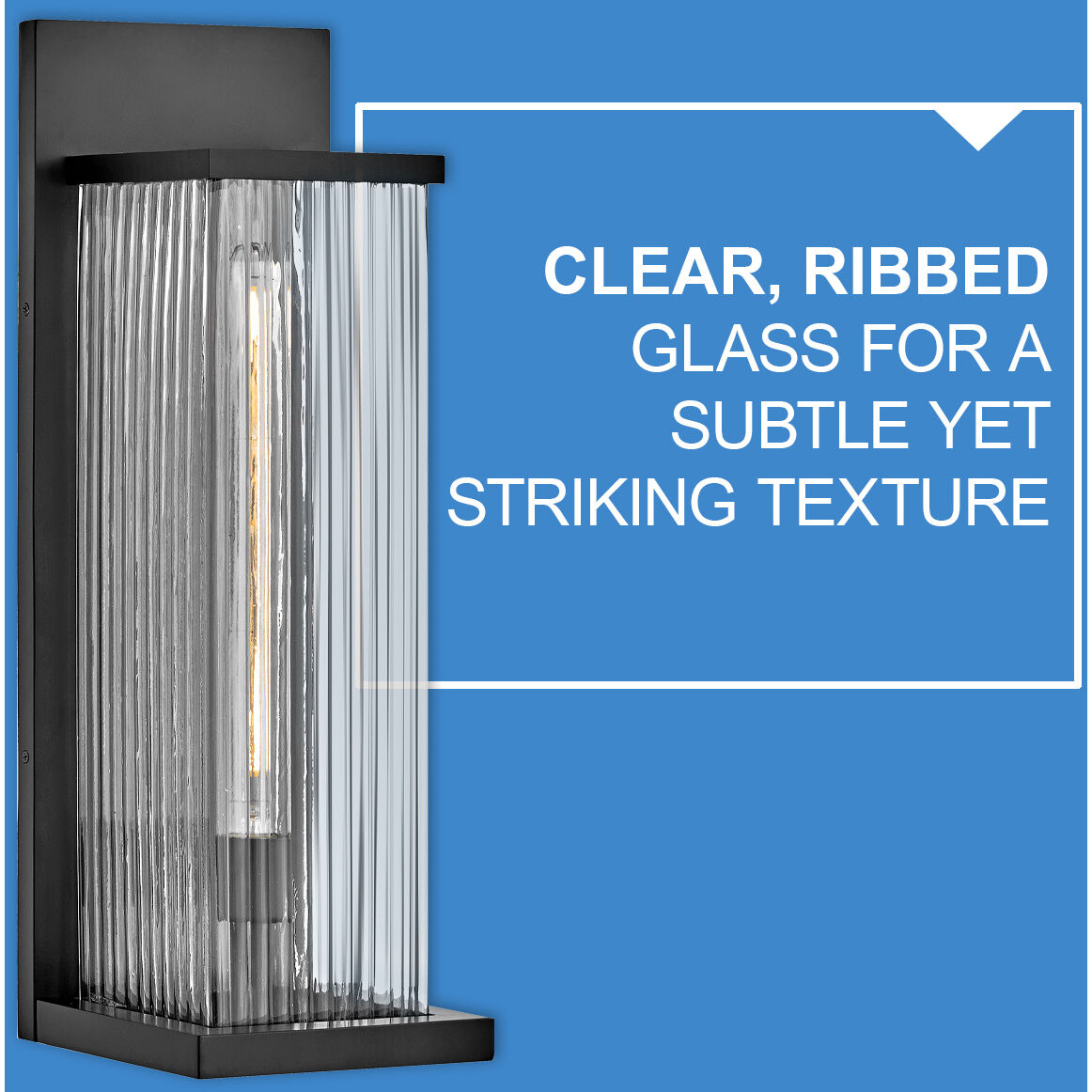 Torrent Outdoor Wall Mount in Black