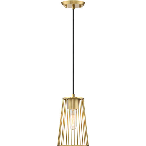 Liana 1 Light 6 inch Brushed Gold Pendant Ceiling Light