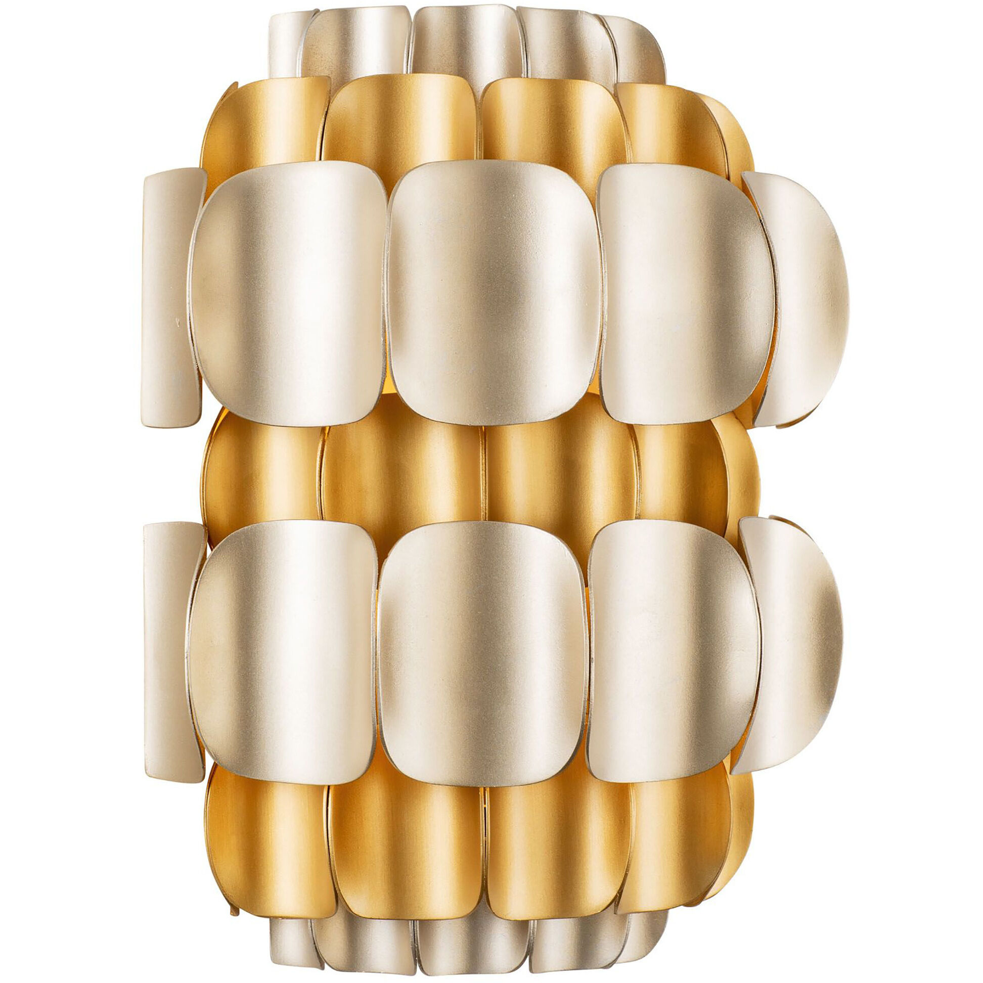 Swoon Sconce Wall Light in Antique Gold, Smithsonian Collaboration