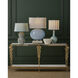 Celadon 29.75 inch 150 watt Celadon Crackle/Clear/Antique Brass Table Lamp Portable Light