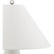 Kenita 33 inch 150 watt White and Green and Clear and Polished Brass Table Lamp Portable Light