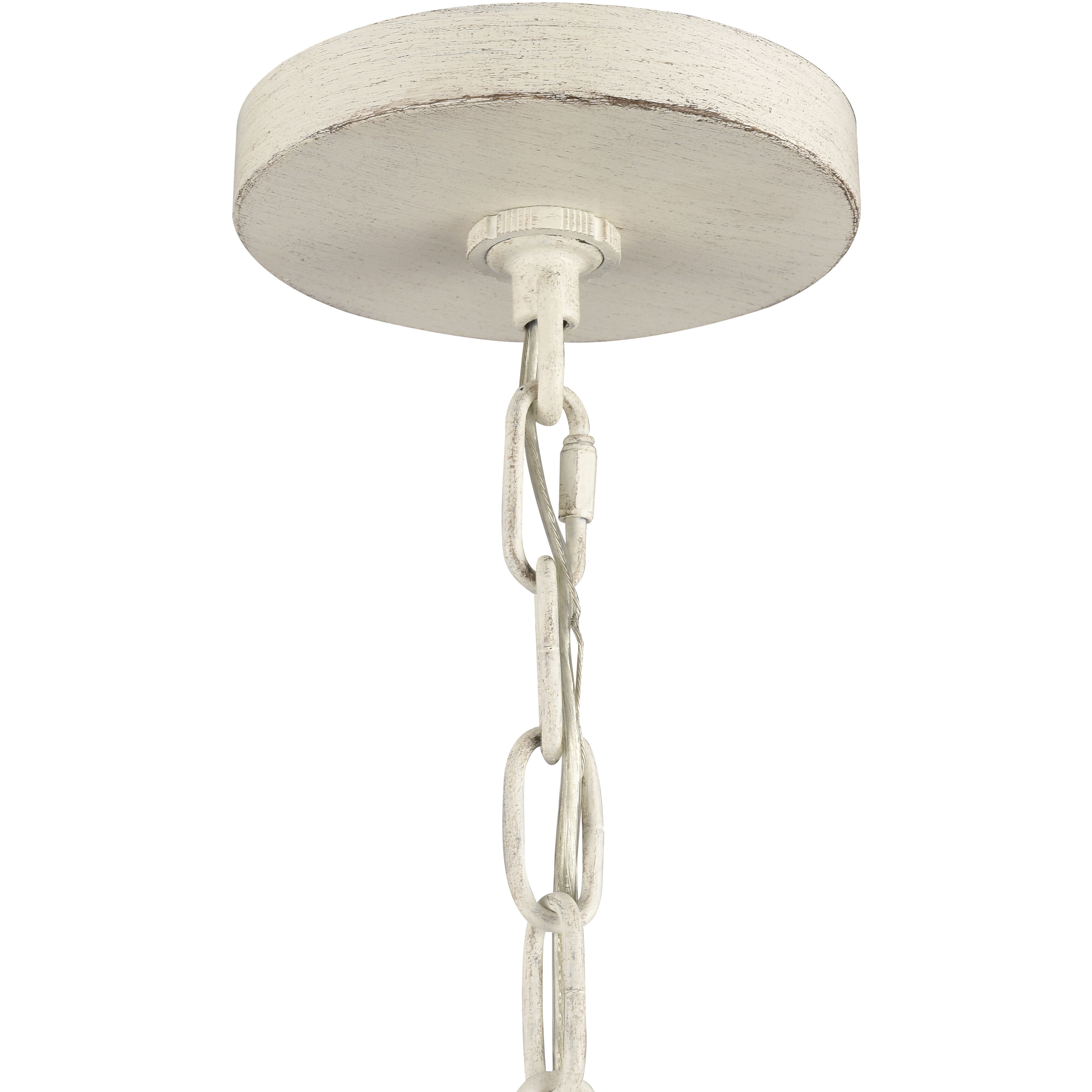 Joanie 4 Light 17.25 inch Antique White Pendant Ceiling Light