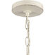 Joanie 4 Light 17.25 inch Antique White Pendant Ceiling Light