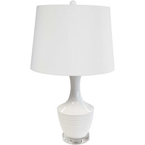 Goliath 30 inch 150.00 watt White Decorative Table Lamp Portable Light