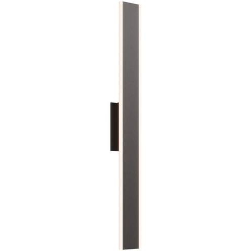 Gemini 1 Light 4.3 inch Black ADA Wall Sconce Wall Light
