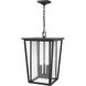 Seoul 3 Light 14 inch Oil Rubbed Bronze Outdoor Chain Mount Ceiling Fixture