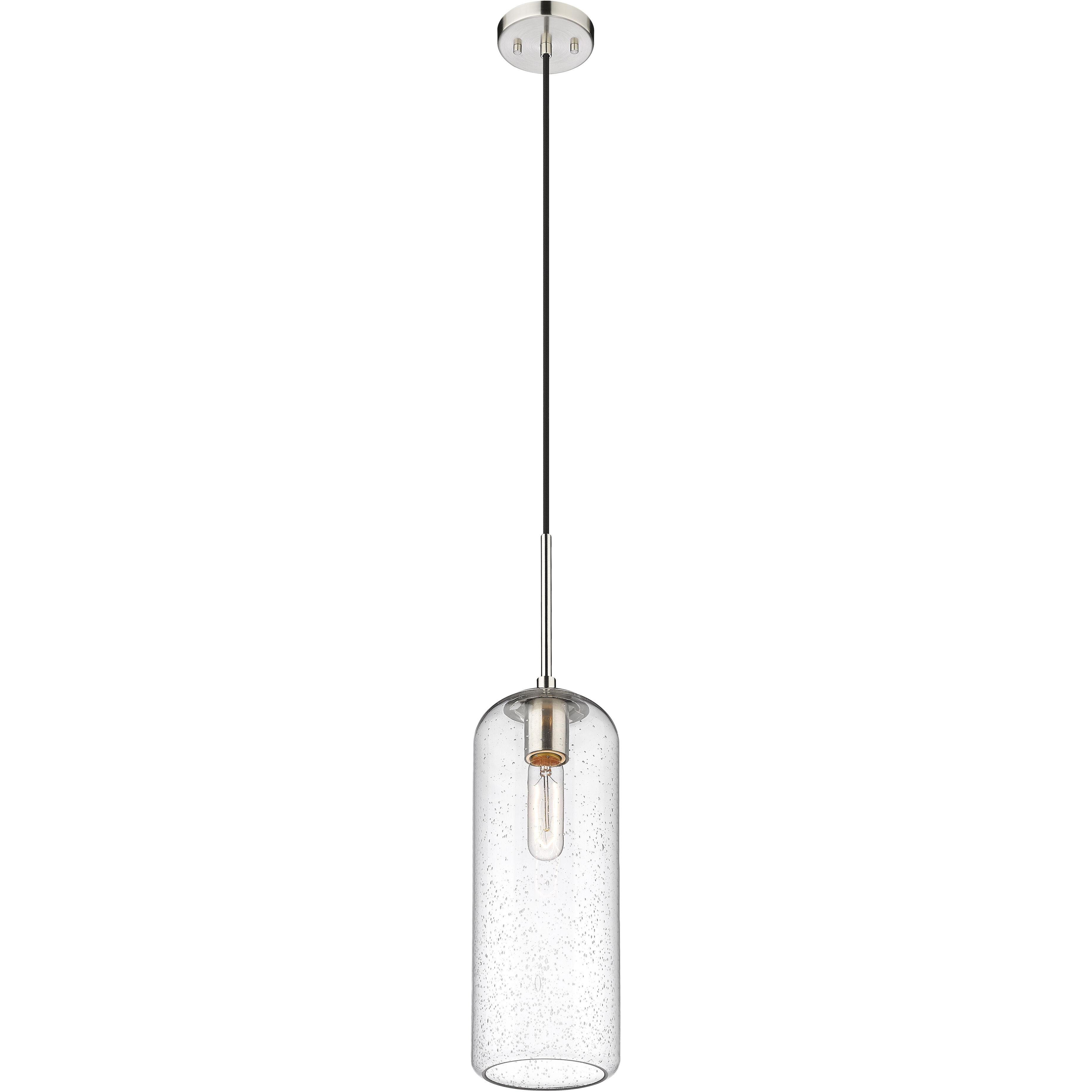 Monty 1 Light 5.25 inch Brushed Nickel Pendant Ceiling Light