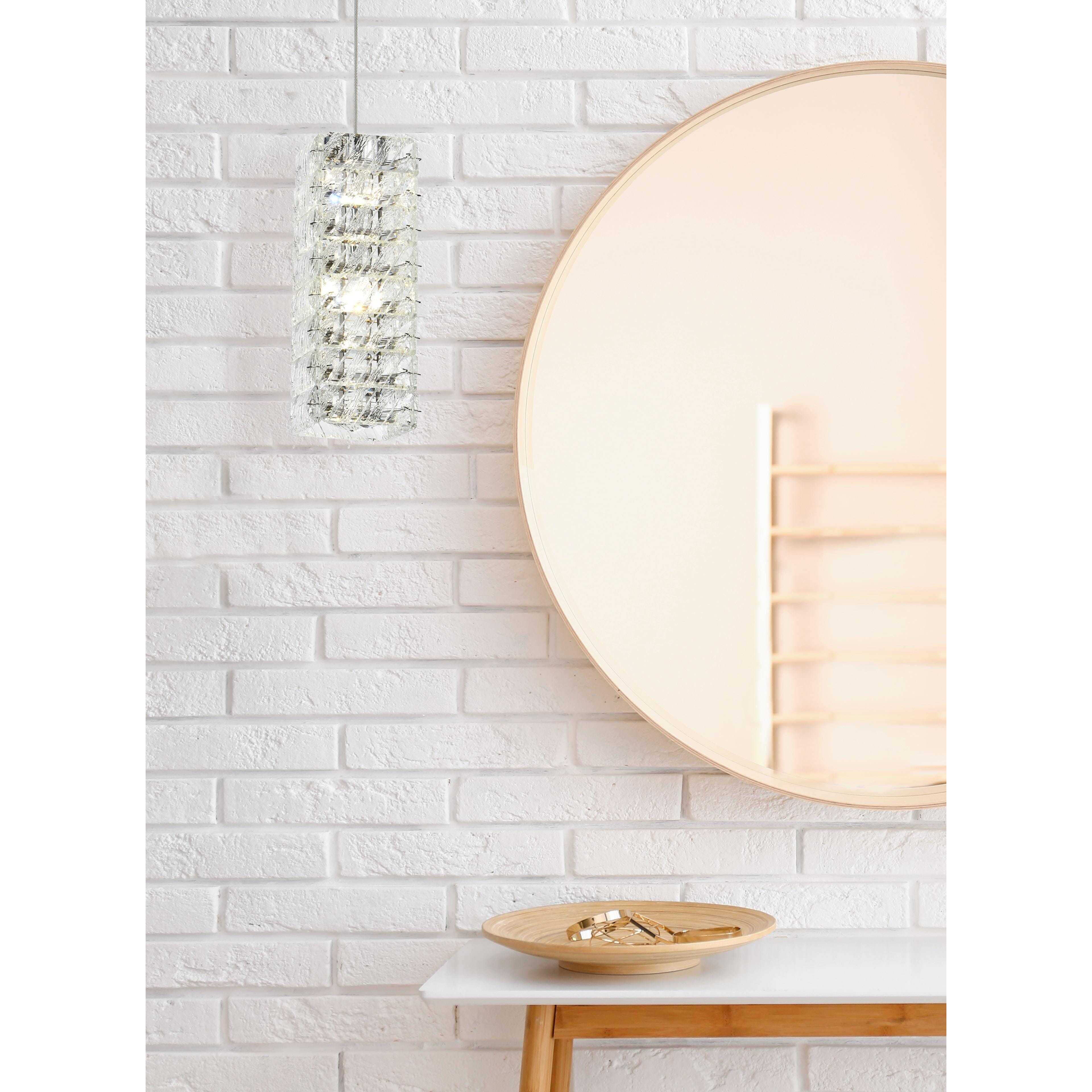 Aston 1 Light 6.5 inch Chrome Pendant Ceiling Light