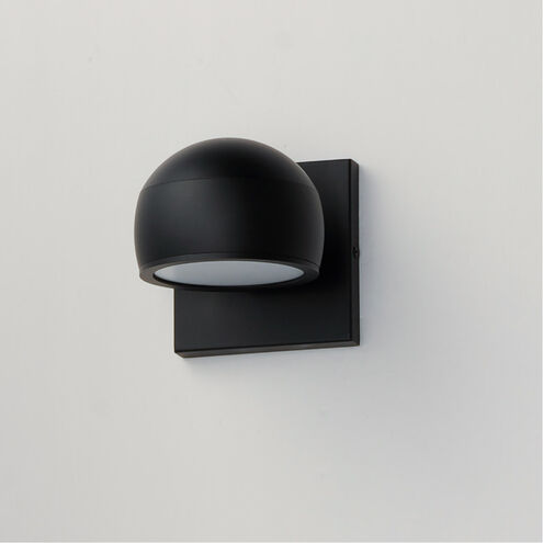 Modular LED 5 inch Black Outdoor Wall Sconce