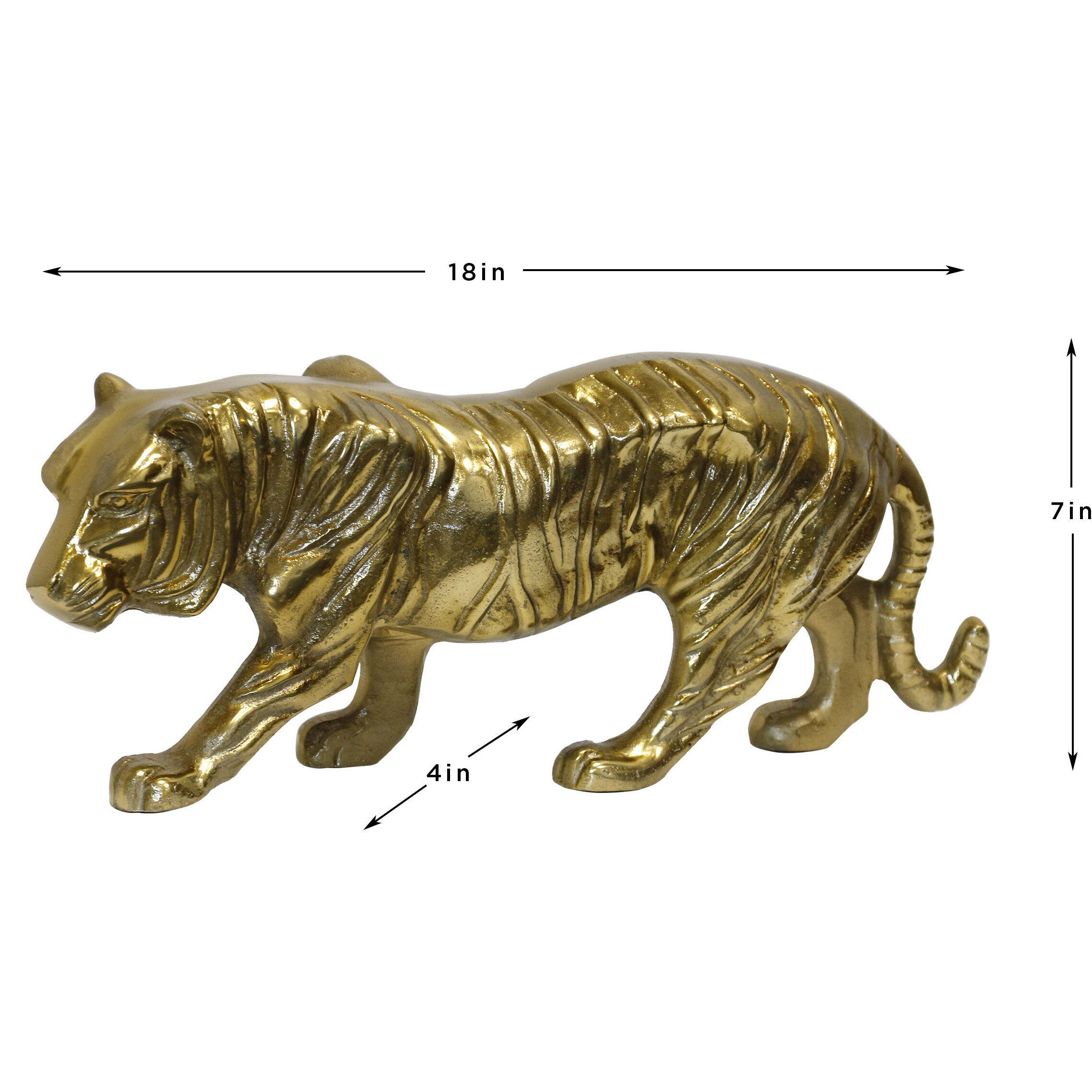 Menagerie Antique Brass Decorative Object