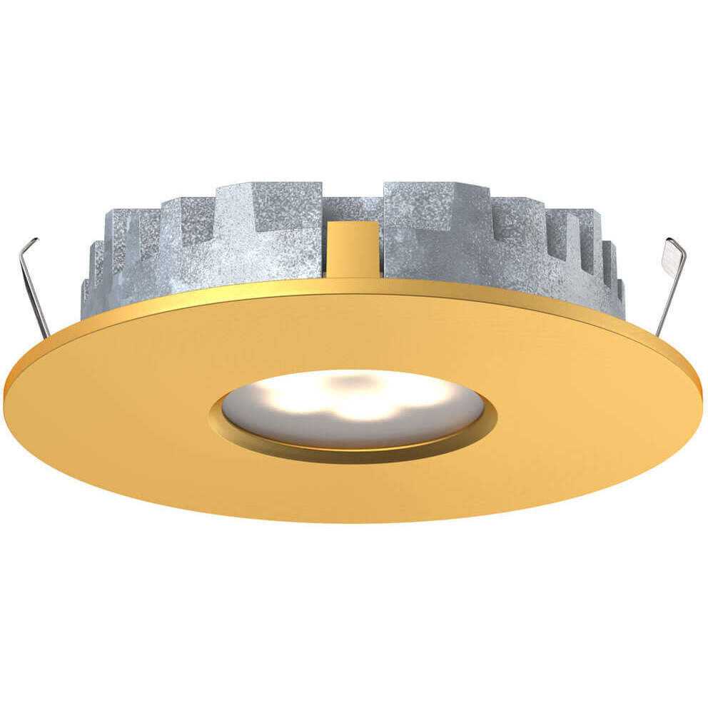 Gold puck lights deals