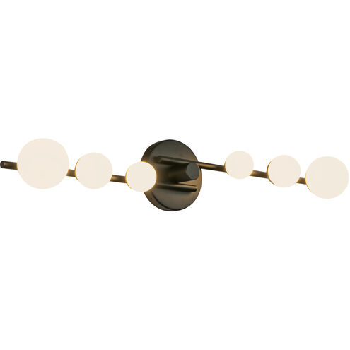 Juniper LED 28.63 inch Black Bath Vanity Light Wall Light