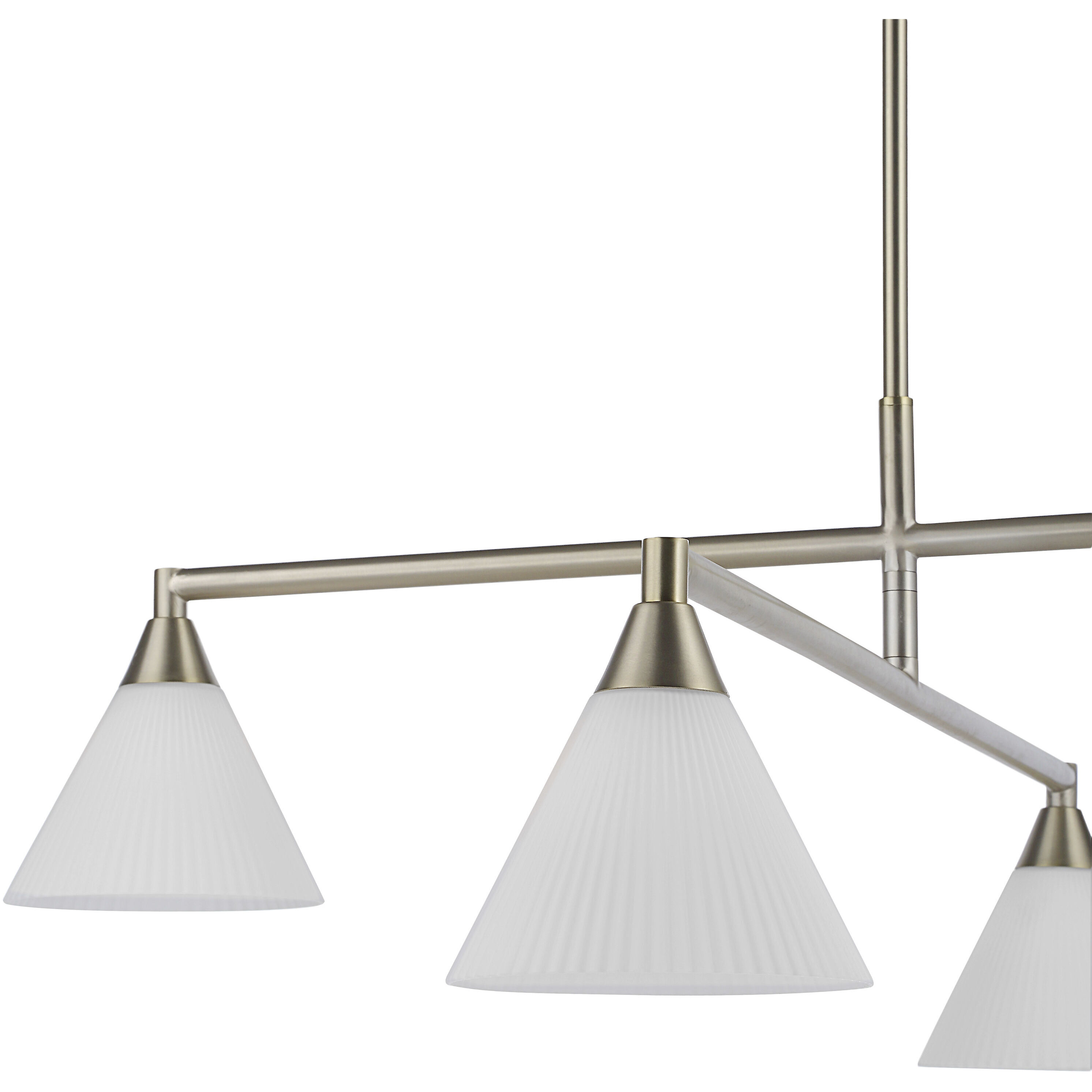 Isola LED 40 inch Champagne Chandelier Ceiling Light