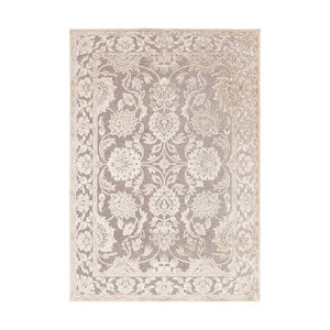 Eusebius 90 X 62 inch Gray and Neutral Area Rug, Viscose and Chenille