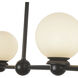 Alora Mood Beckett 4 Light 48.5 inch Matte Black Linear Pendant Ceiling Light
