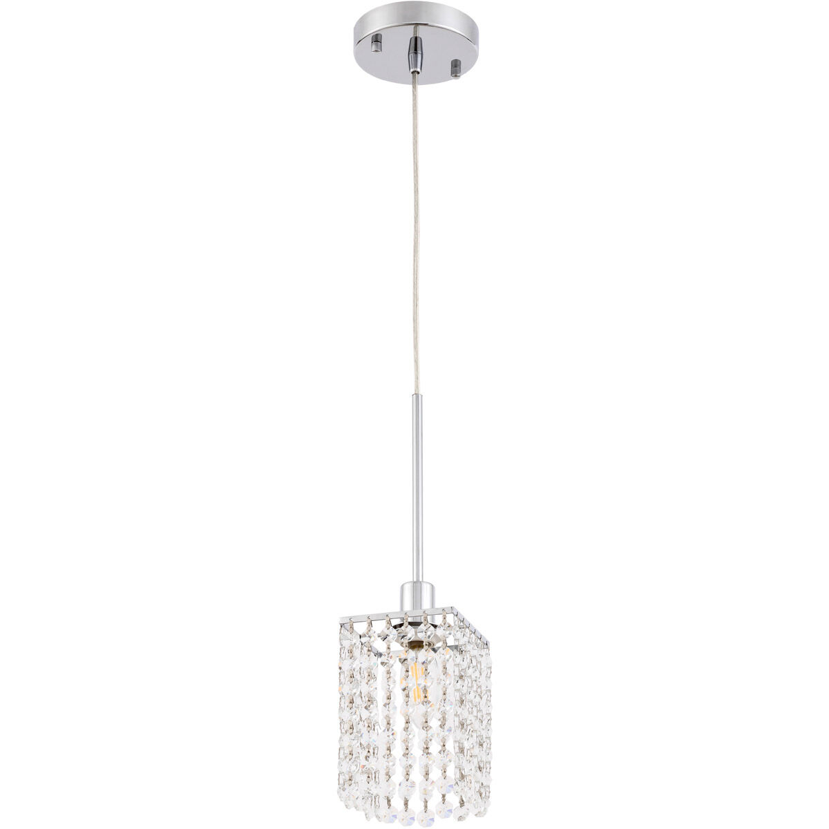 Taylor 1 Light 5 inch Chrome Pendant Ceiling Light