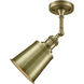 Franklin Restoration Addison 1 Light 5 inch Antique Brass Sconce Wall Light in Incandescent, Franklin Restoration