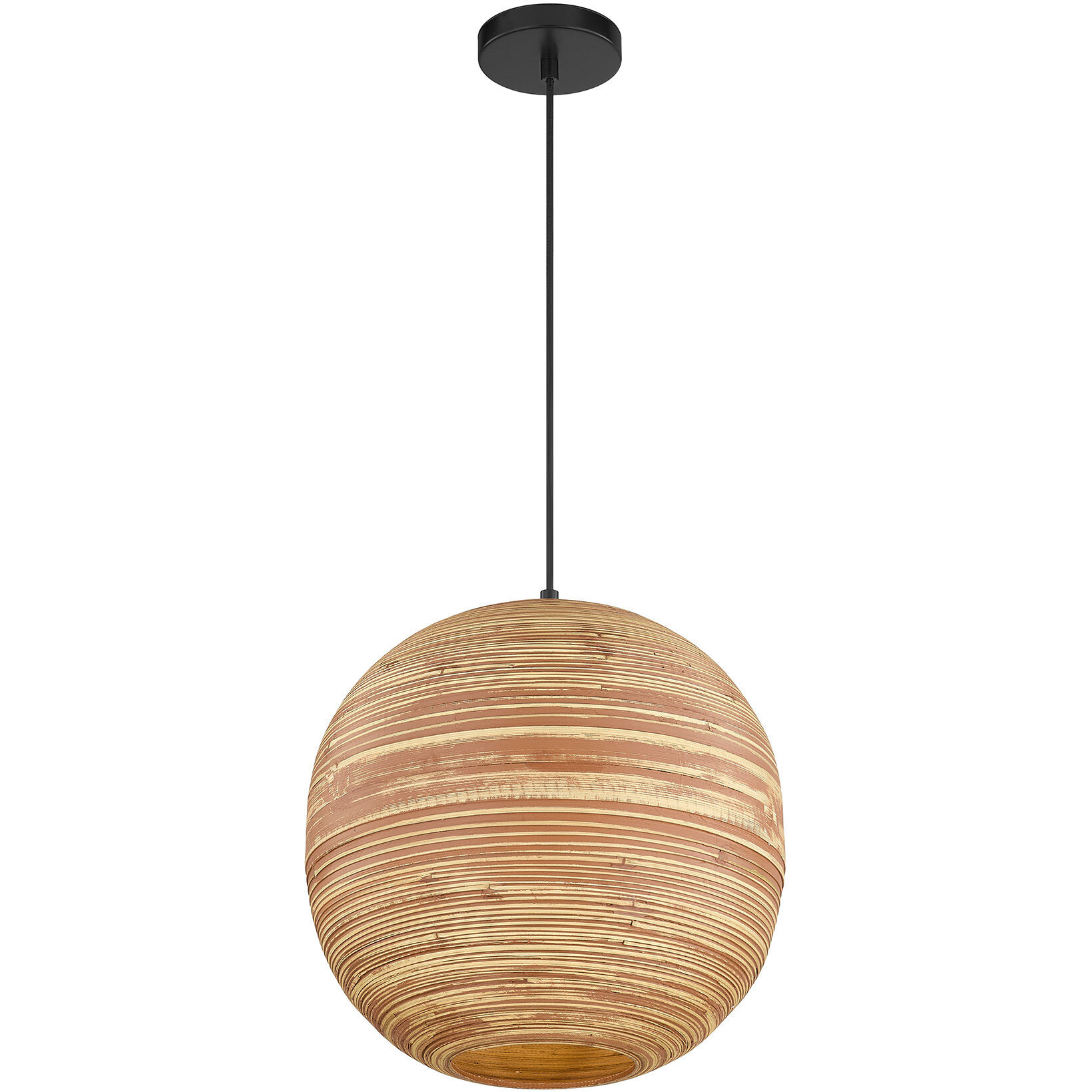 Pharr 1 Light 12 inch Matte Black Pendant Ceiling Light