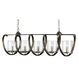 Maximus 5 Light 47 inch Pyrite Bronze Chandelier Ceiling Light