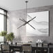 Monaco 8 Light 35 inch Black Chrome Linear Chandelier Ceiling Light, Large