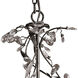 Circeo 5 Light 27 inch Silvered Bronze with Clear Chandelier Ceiling Light
