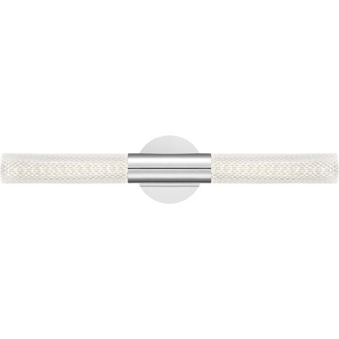 Crossley LED 6 inch Chrome Sconce Wall Light