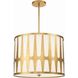 Royston 5 Light 24 inch Antique Gold Chandelier Ceiling Light