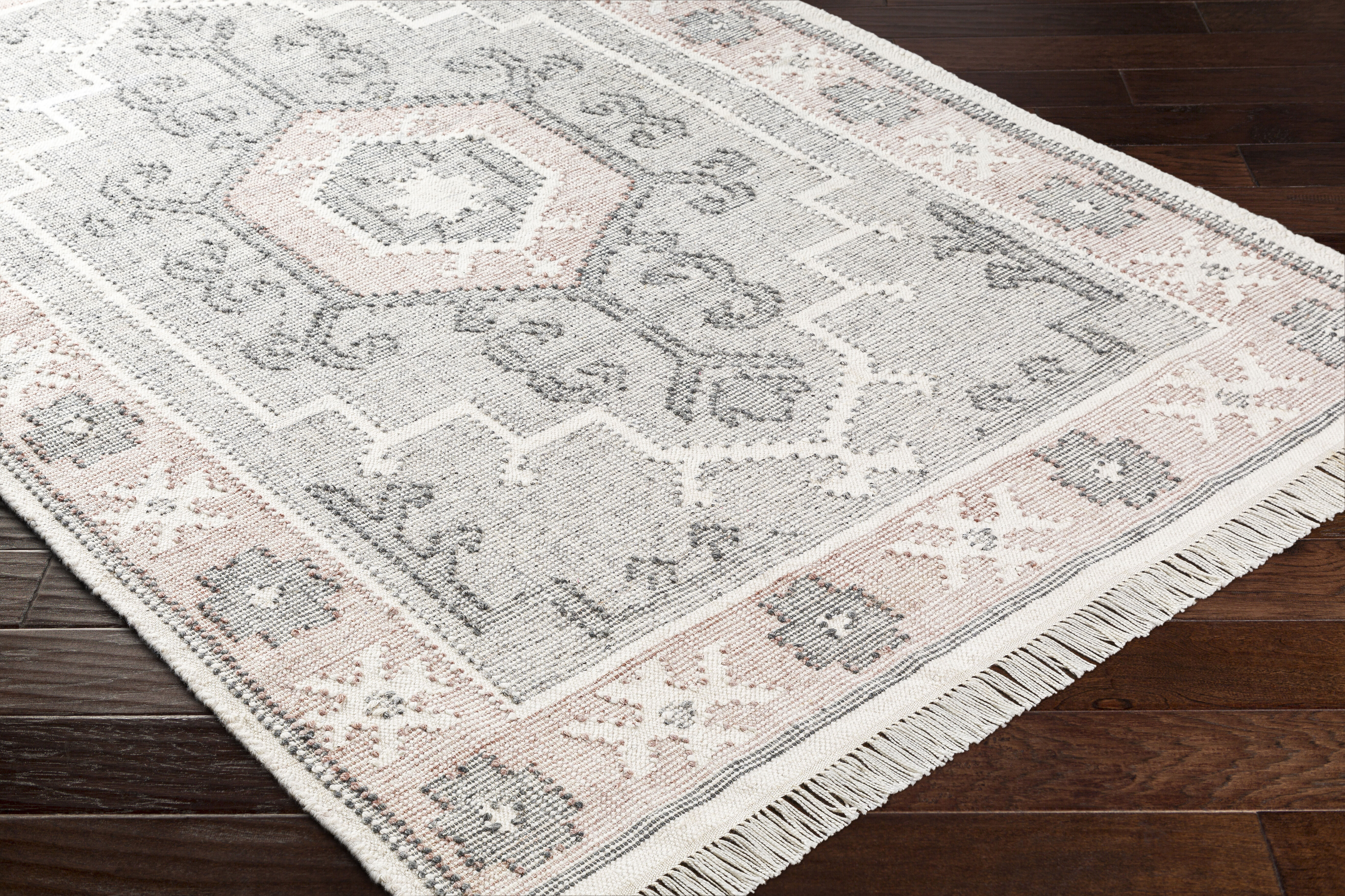 Bursa 144 X 106 inch Light Gray Rug, Rectangle