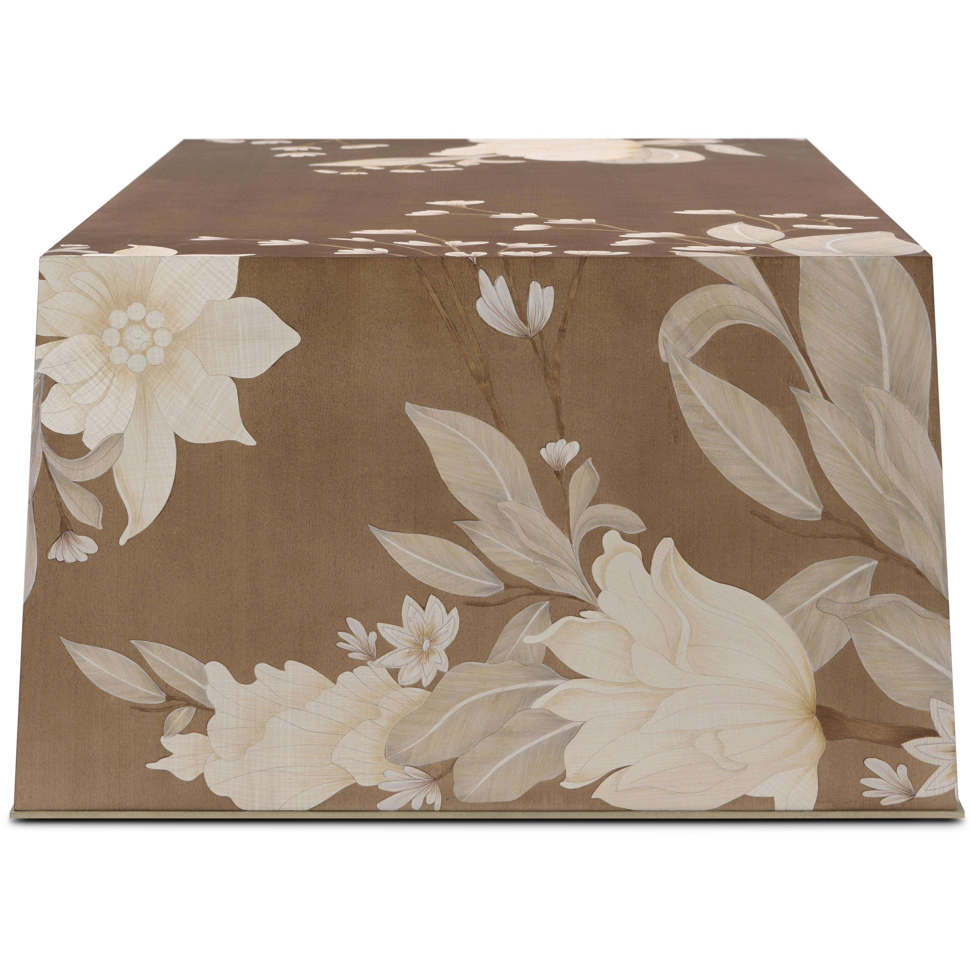 Bouquet 56 X 30.5 inch Toasted Cashew Cocktail Table, Wooden